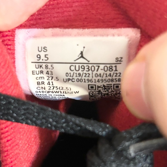 Jordan 7 Retro Citrus size 9.5 CU9307-081 2022 PRE-OWNED - Picture 9 of 10